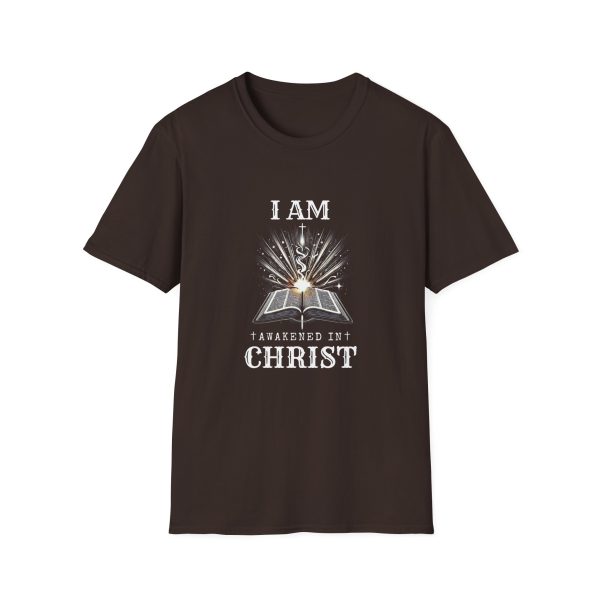 I AM Awakened In Christ - Unisex Softstyle T-Shirt - Image 5