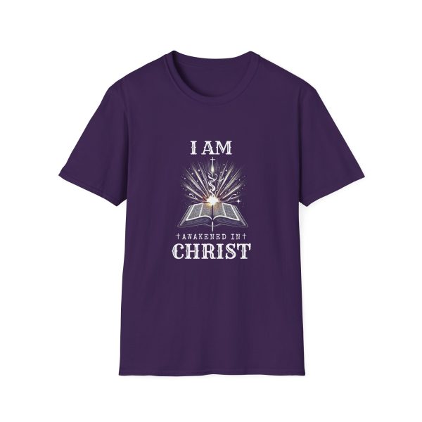 I AM Awakened In Christ - Unisex Softstyle T-Shirt - Image 13
