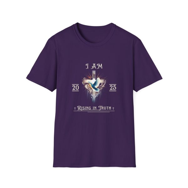 I AM Rising in Truth - Dove - 2025 - Unisex Softstyle T-Shirt - Image 17