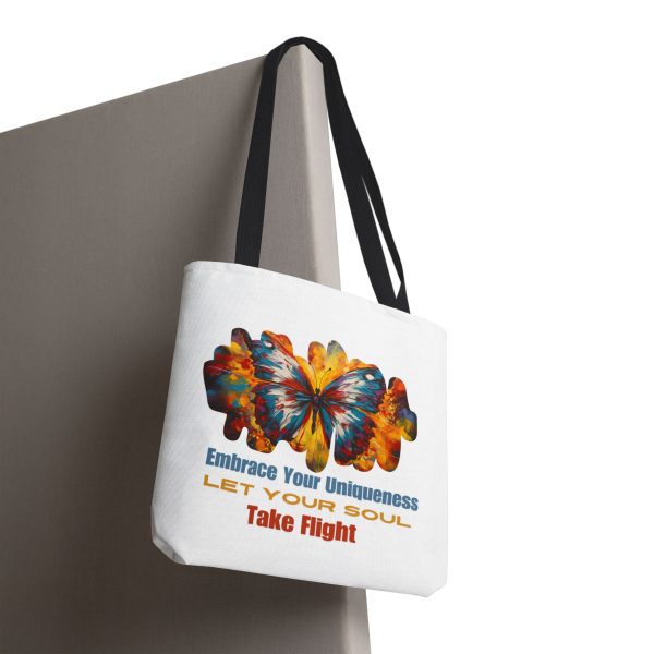 Embrace Your Uniqueness Let Your Soul Take Flight - Tote Bag (AOP) - Image 4