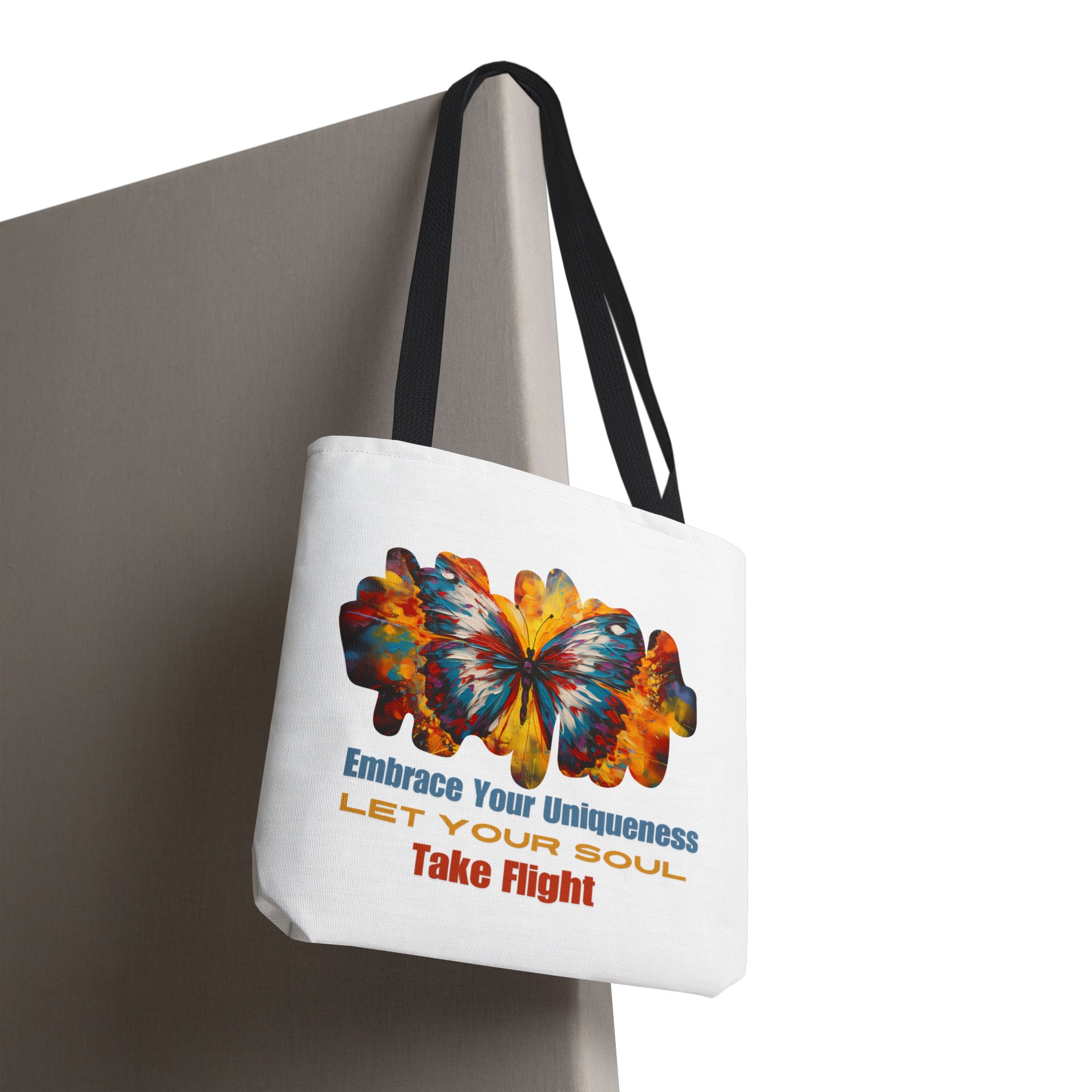 Embrace Your Uniqueness Let Your Soul Take Flight - Tote Bag (AOP) - Image 3