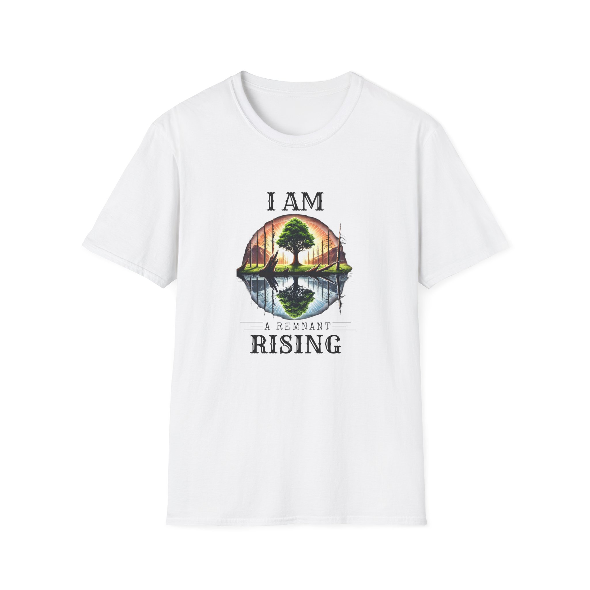 I AM A Remnant Rising - Unisex Softstyle T-Shirt