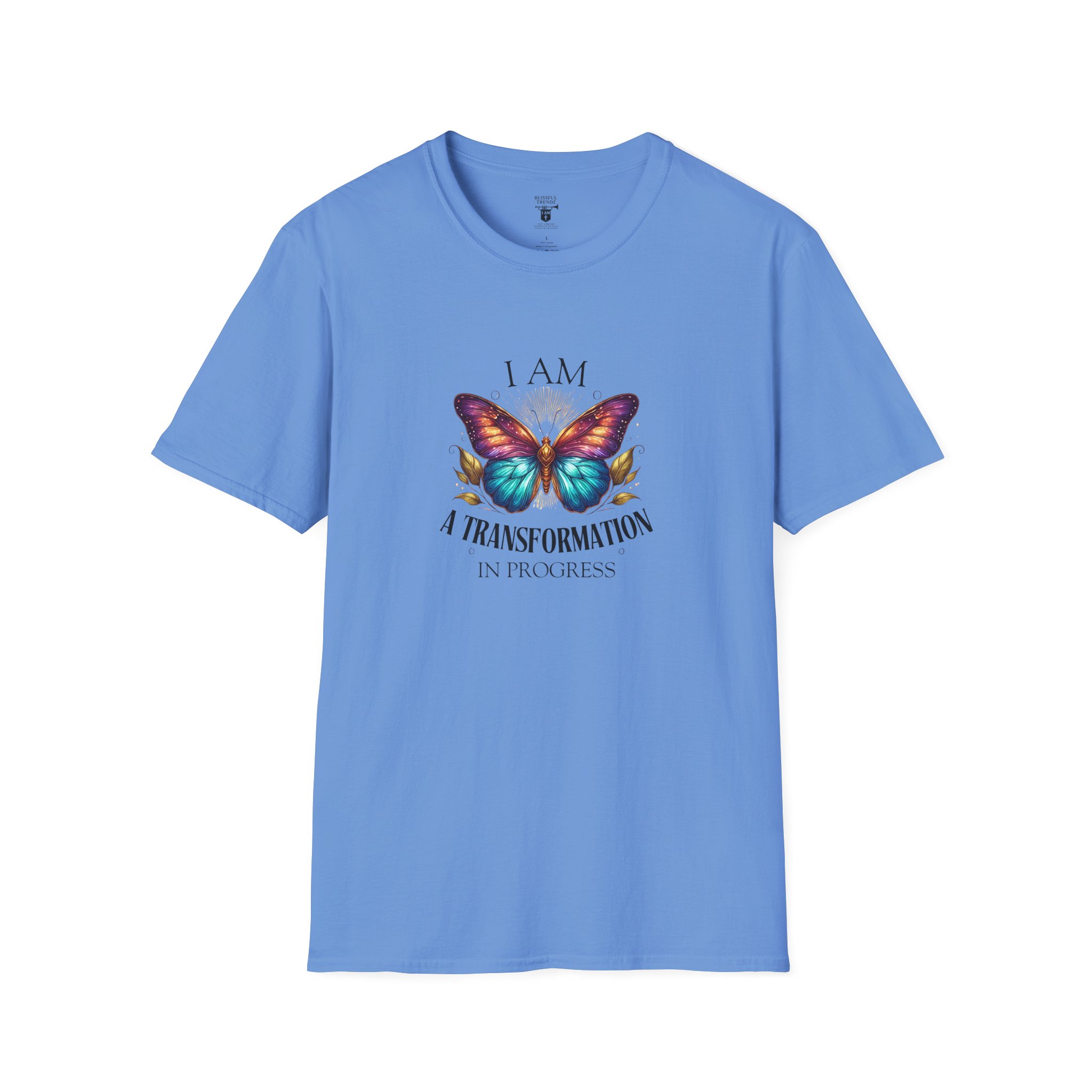 I AM A Transformation in Progress - Butterfly - Unisex Softstyle T-Shirt - Image 21
