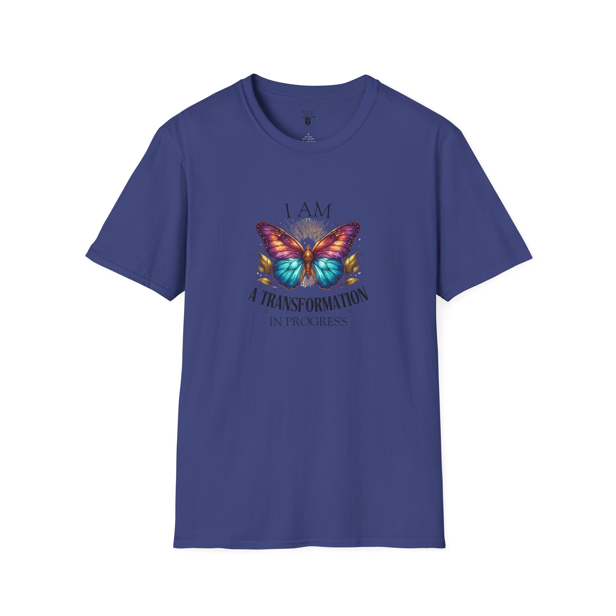 I AM A Transformation in Progress - Butterfly - Unisex Softstyle T-Shirt - Image 9