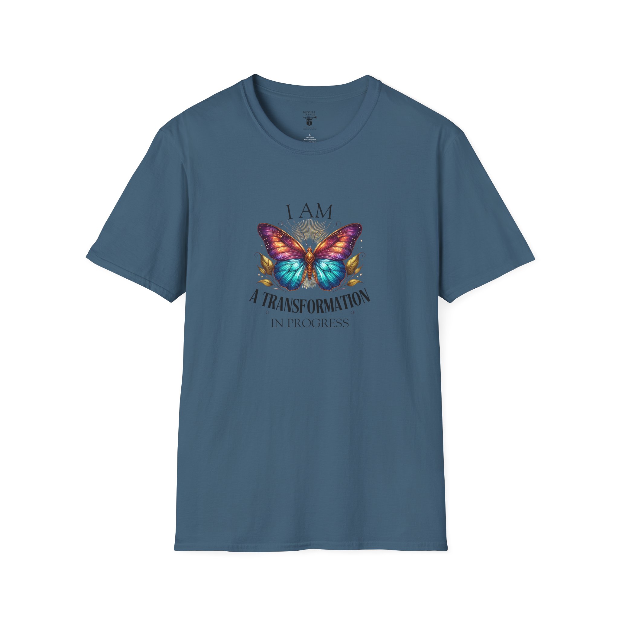 I AM A Transformation in Progress - Butterfly - Unisex Softstyle T-Shirt - Image 5
