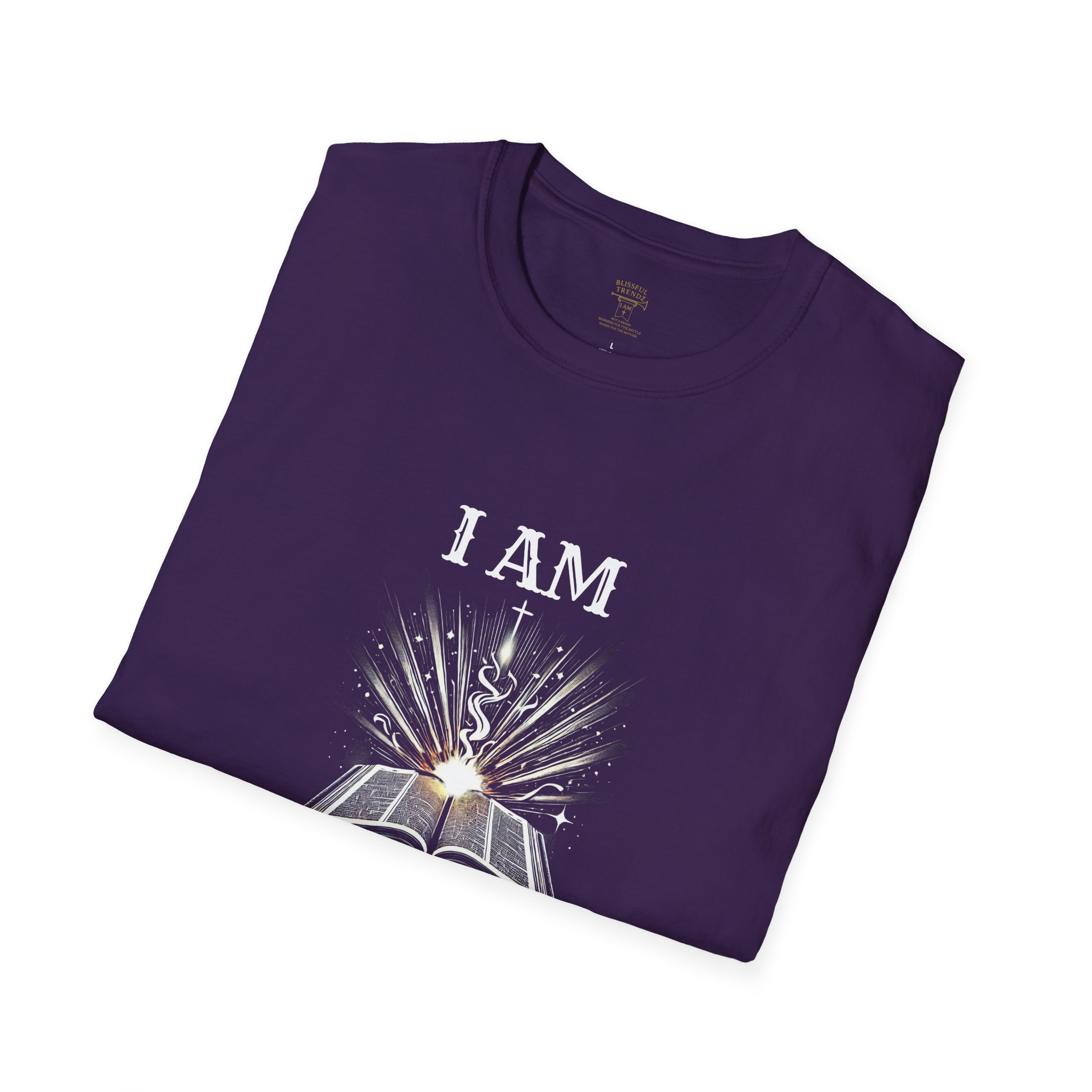 I AM Awakened In Christ - Book - Unisex Softstyle T-Shirt - Image 15