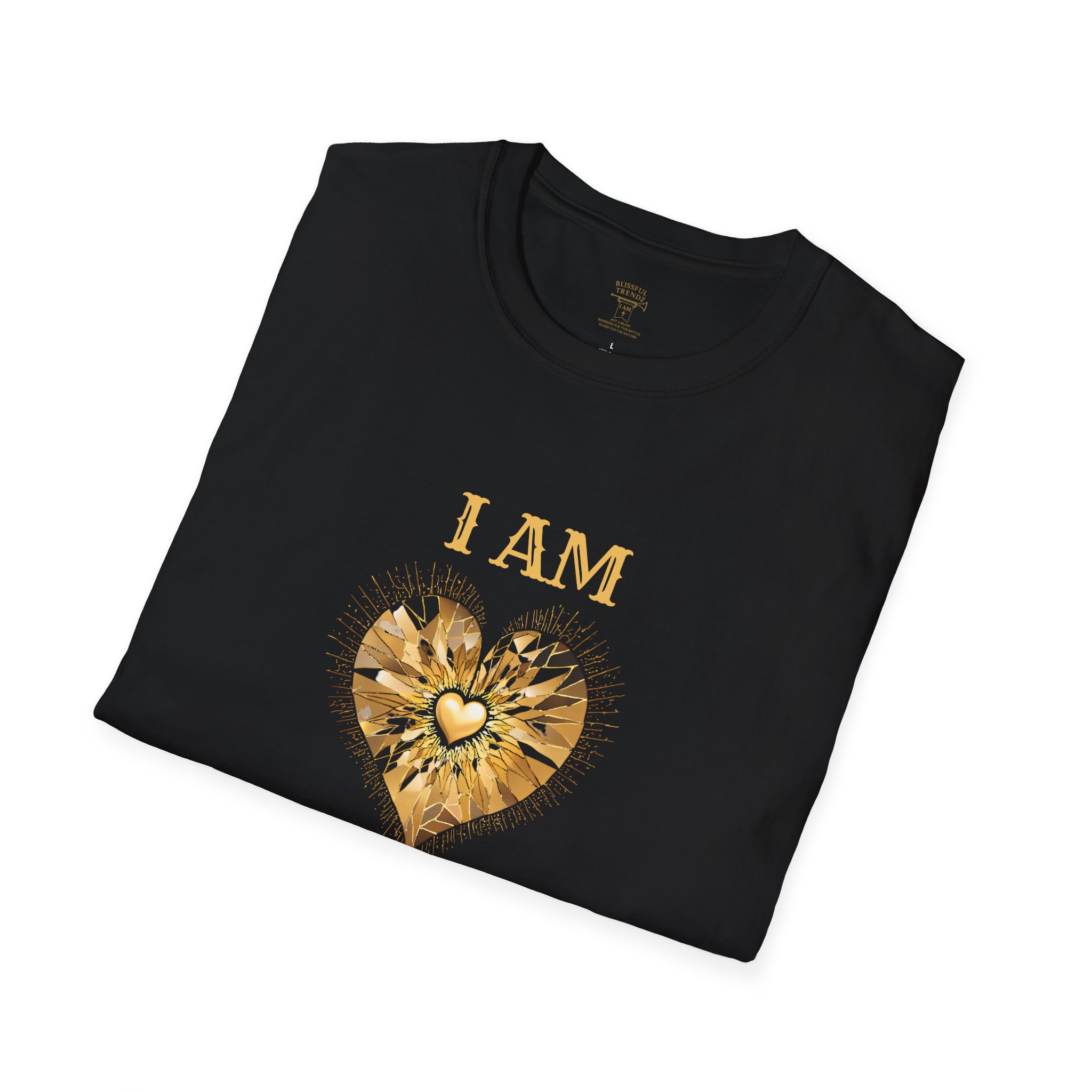 I AM Perfect In My Imperfection Unisex Softstyle T-Shirt - Heart - Image 3