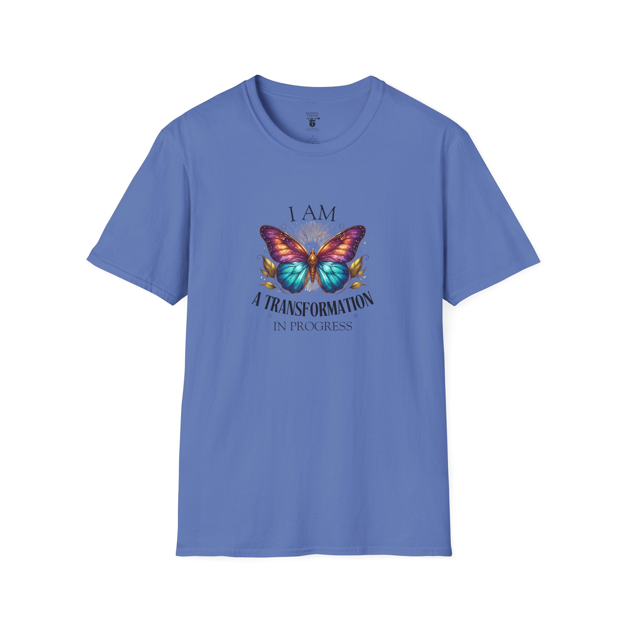 I AM A Transformation in Progress - Butterfly - Unisex Softstyle T-Shirt - Image 25