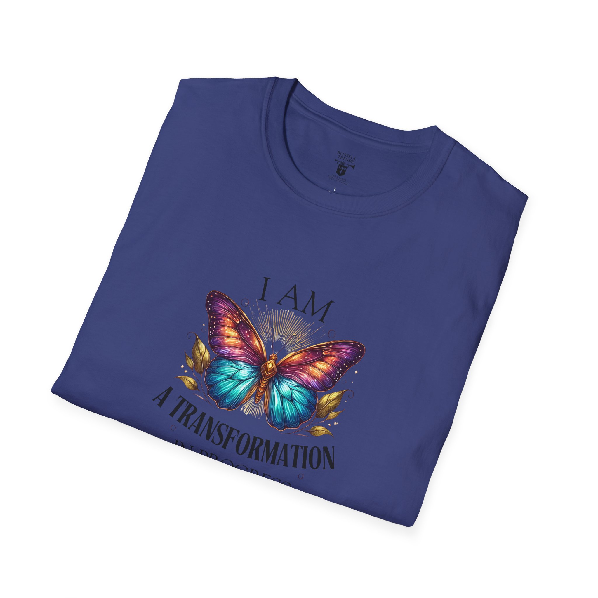 I AM A Transformation in Progress - Butterfly - Unisex Softstyle T-Shirt - Image 11