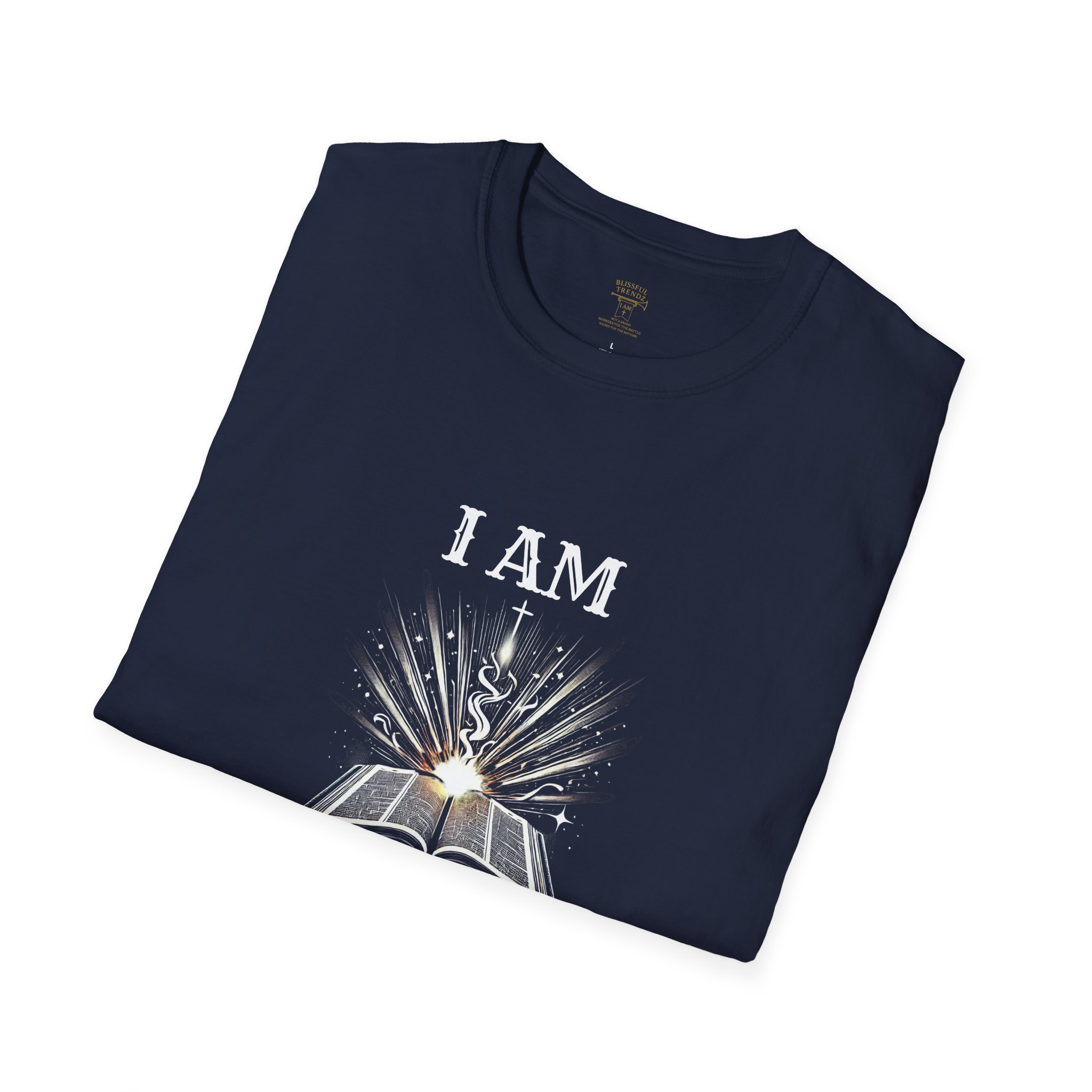I AM Awakened In Christ - Book - Unisex Softstyle T-Shirt - Image 11