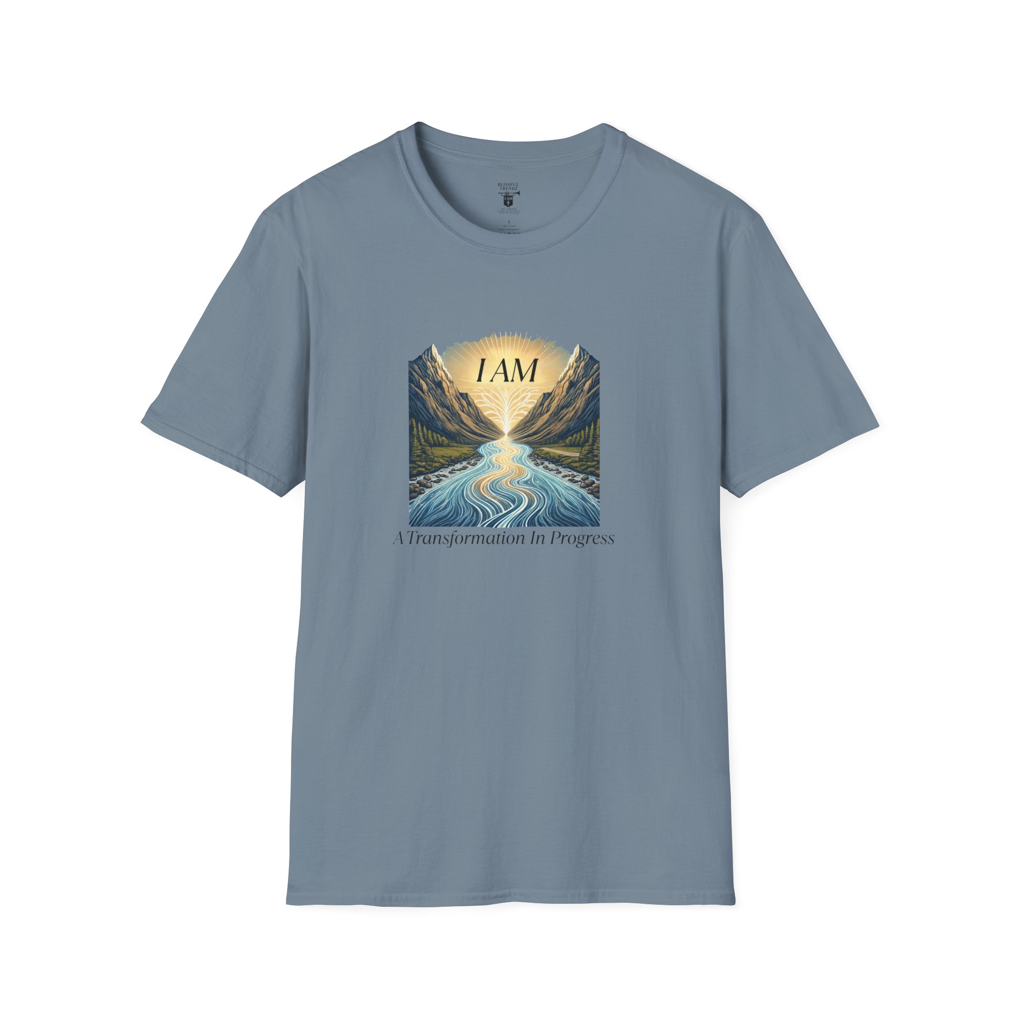 I AM A Transformation In Progress - River - Unisex Softstyle T-Shirt