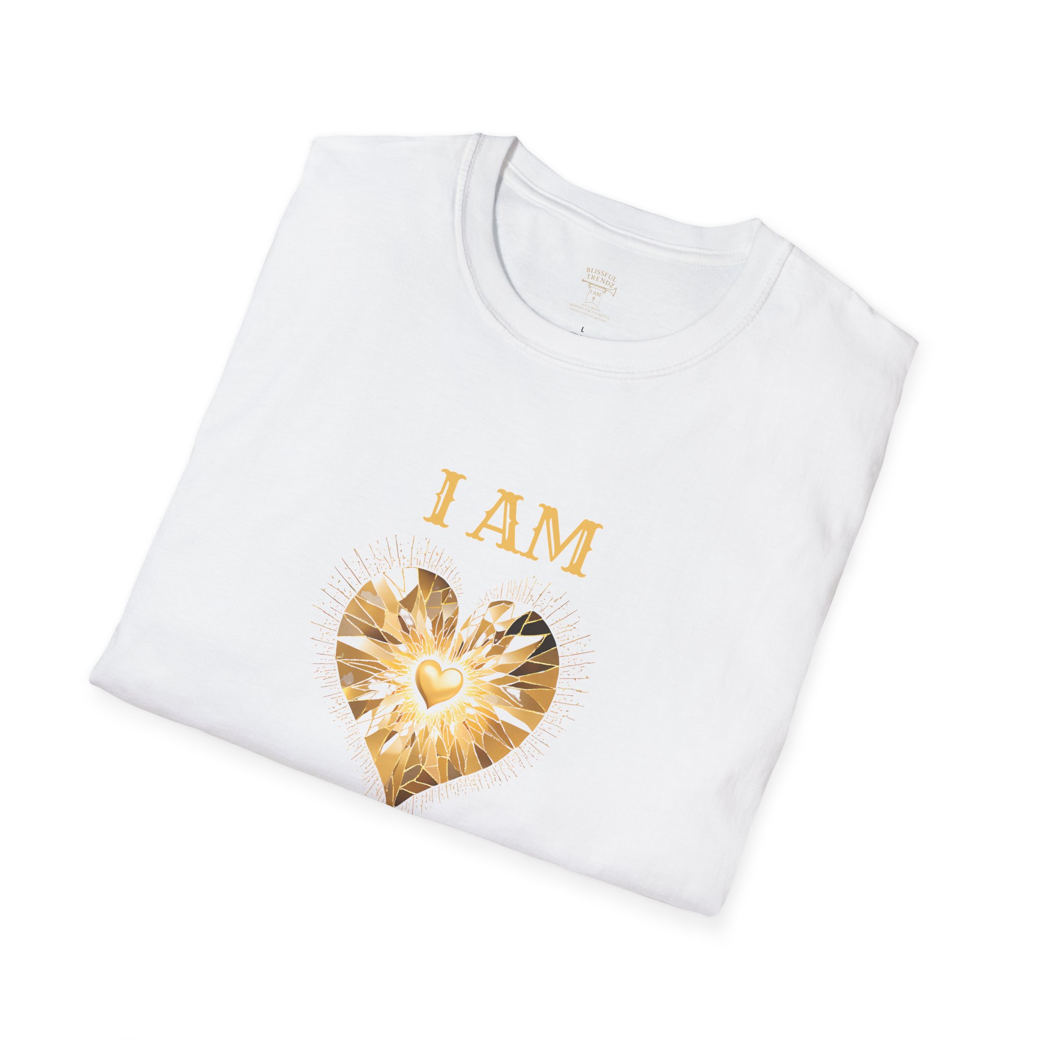 I AM Perfect In My Imperfection Unisex Softstyle T-Shirt - Heart - Image 7