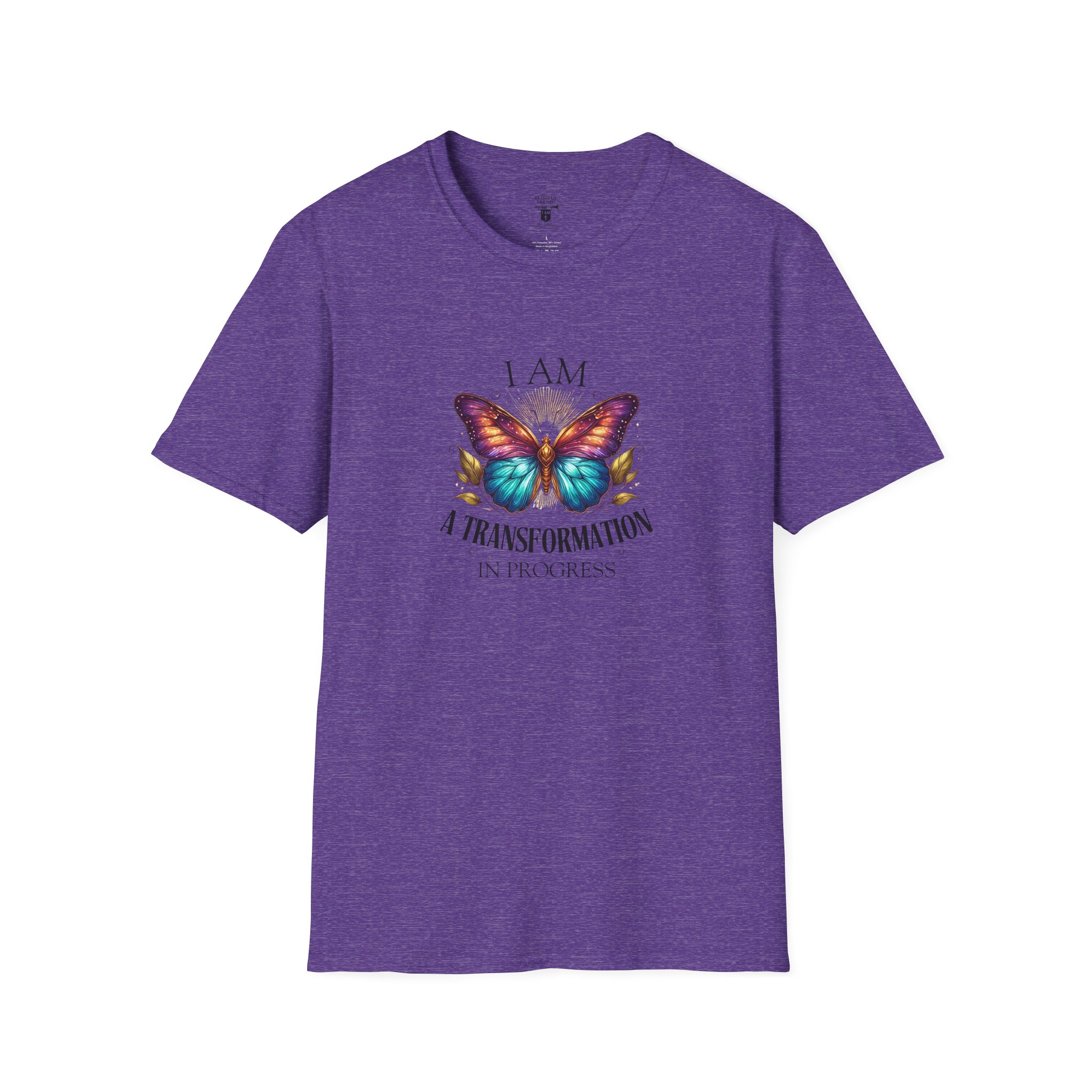I AM A Transformation in Progress - Butterfly - Unisex Softstyle T-Shirt - Image 33