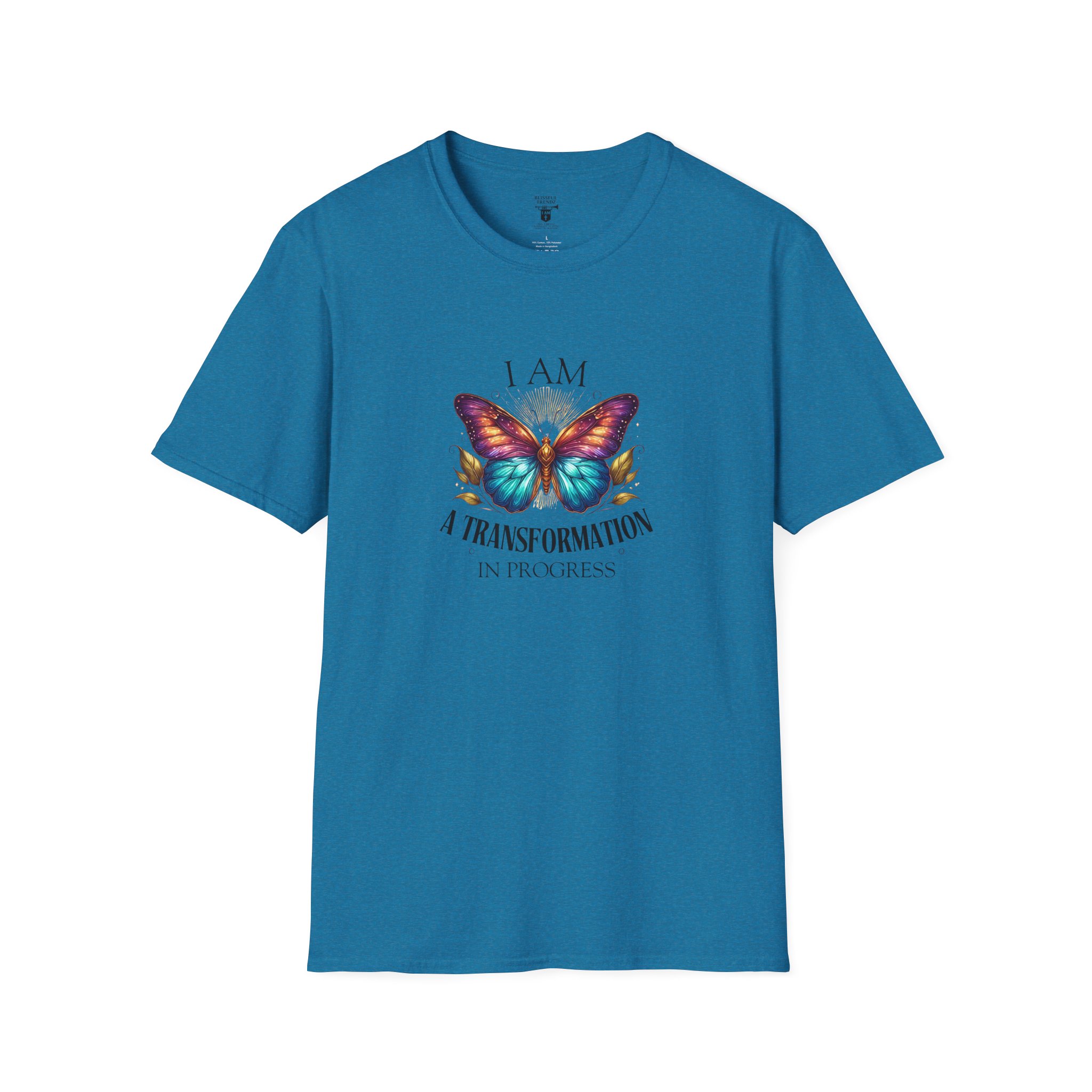 I AM A Transformation in Progress - Butterfly - Unisex Softstyle T-Shirt