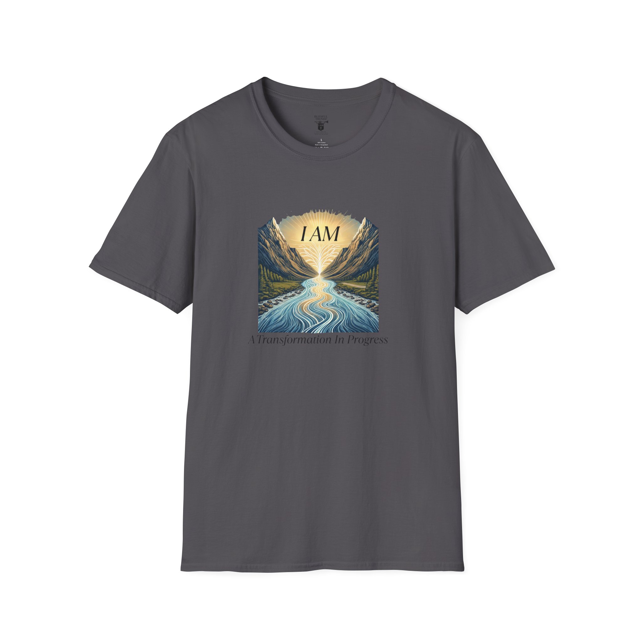 I AM A Transformation In Progress - River - Unisex Softstyle T-Shirt - Image 25