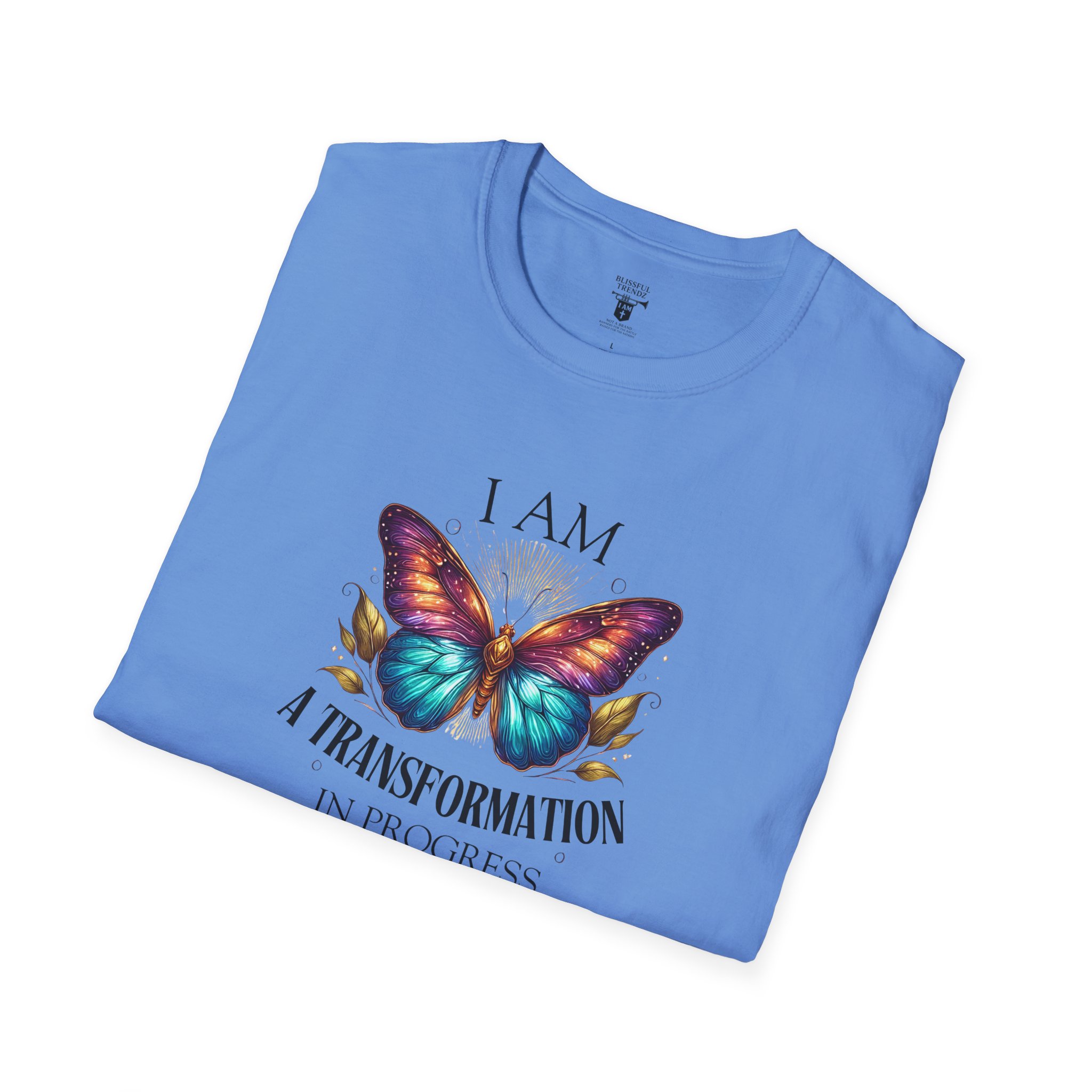 I AM A Transformation in Progress - Butterfly - Unisex Softstyle T-Shirt - Image 8