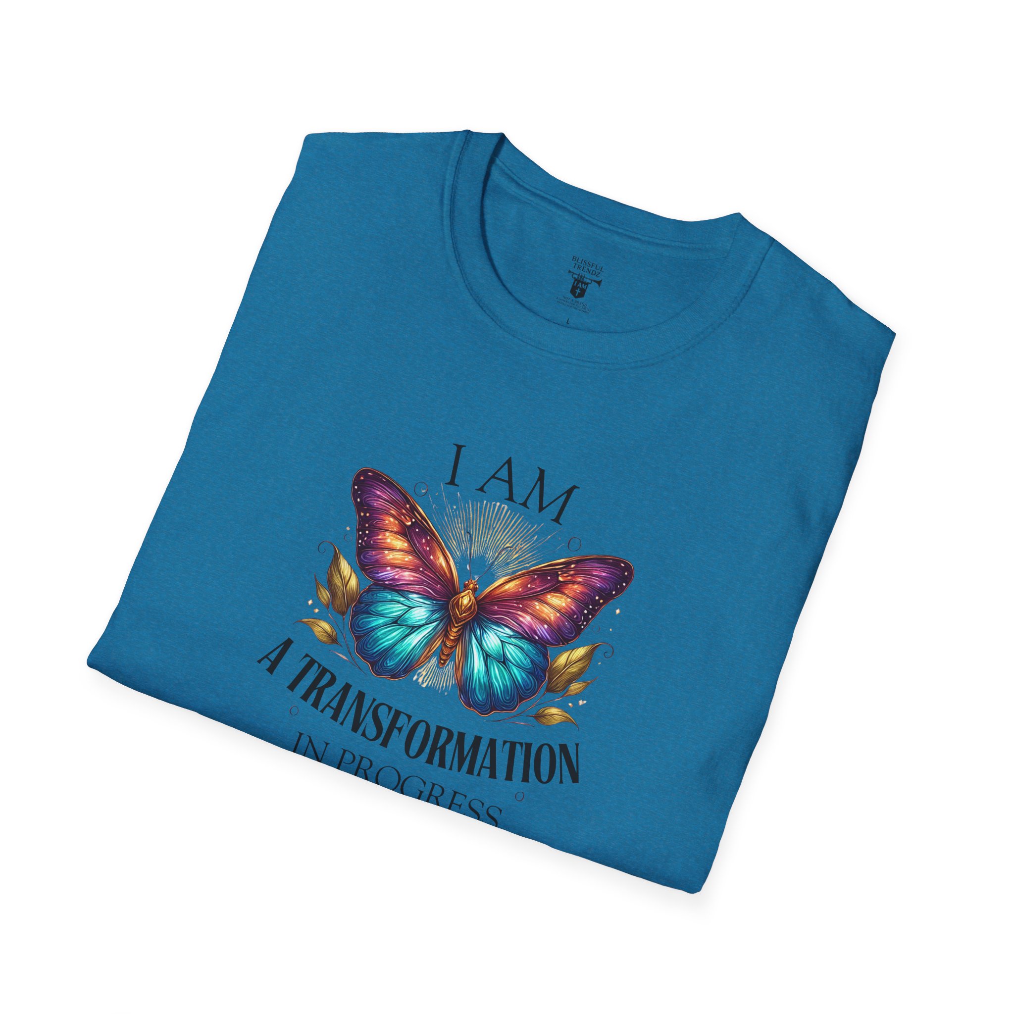 I AM A Transformation in Progress - Butterfly - Unisex Softstyle T-Shirt - Image 20